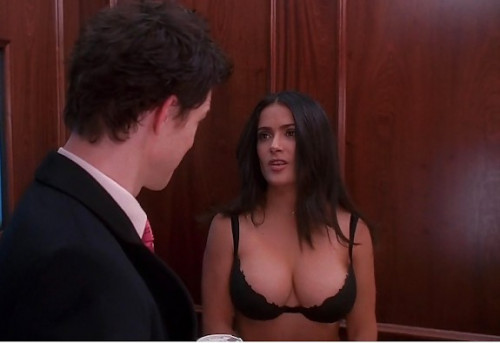 salma hayek nude sexy tits boobs 045